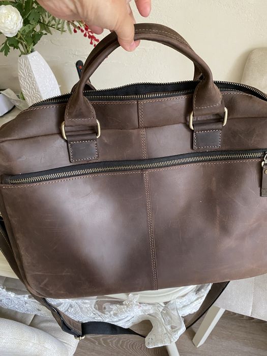 Шкіряний портфель