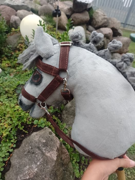 Ogłowie bezwędzidłowe na hobby horse a3