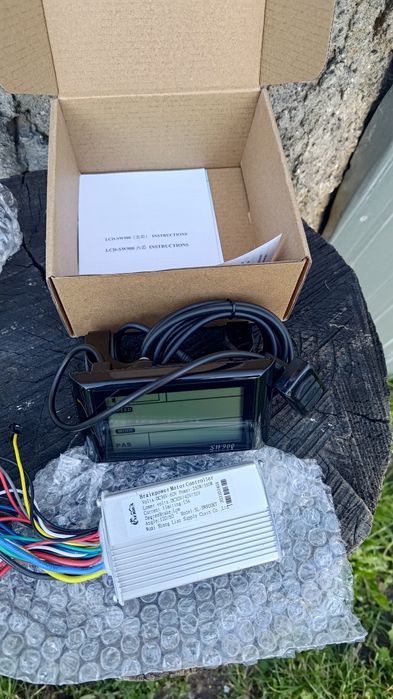 Sterownik+Wyświetlacz LCD 24V36V48V60V 250W350W-750W  Przesyłka Gratis