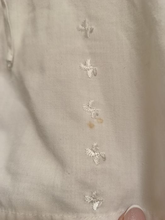 Bluzka koszula na guziki z kołnierzykiem dla dziewczynki