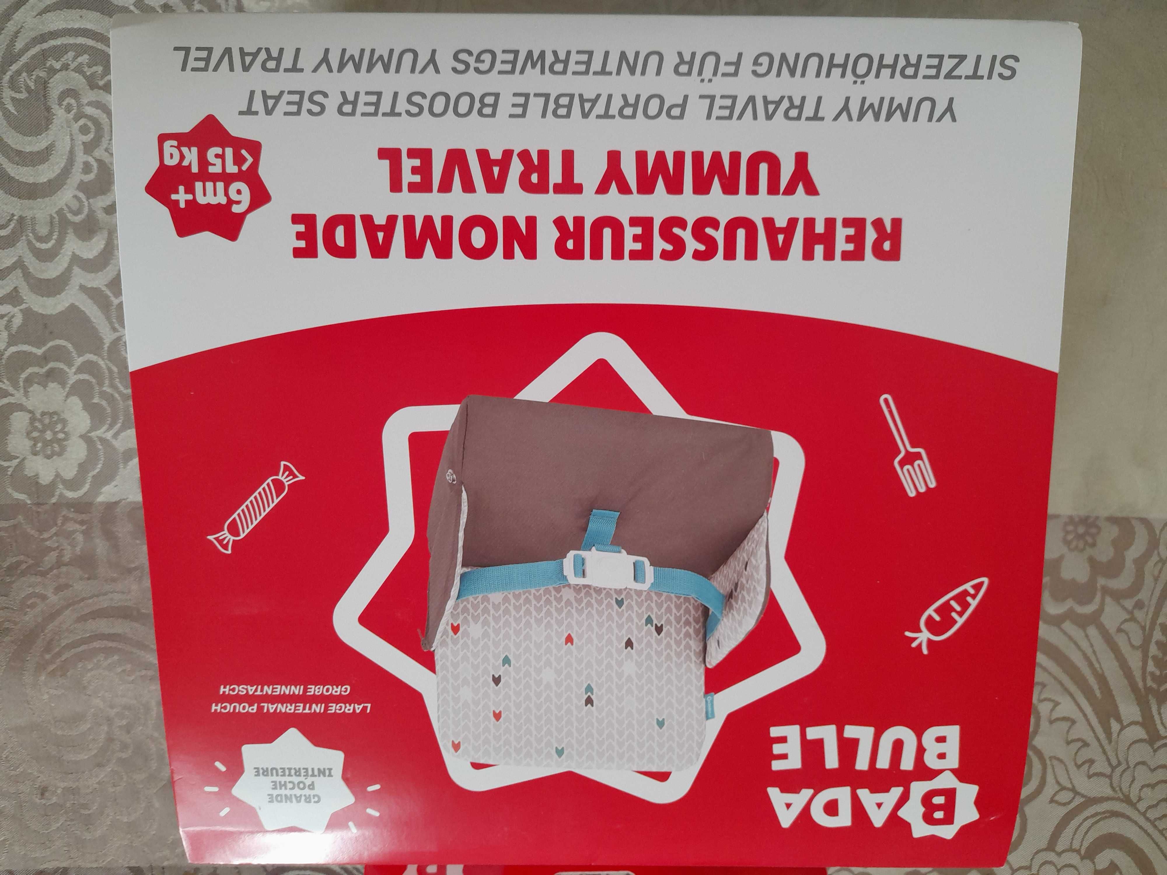Krzesełko do karmienia Badabulle torba podróżna 2w1 składane podręczne