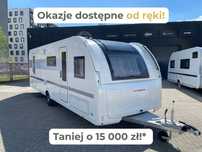 Adria Adora 673 PK NOWA 7OS FV23% WCC  Truma Combi 6, Najlepszy Rodzinny Układ, Dwoje Drzwi