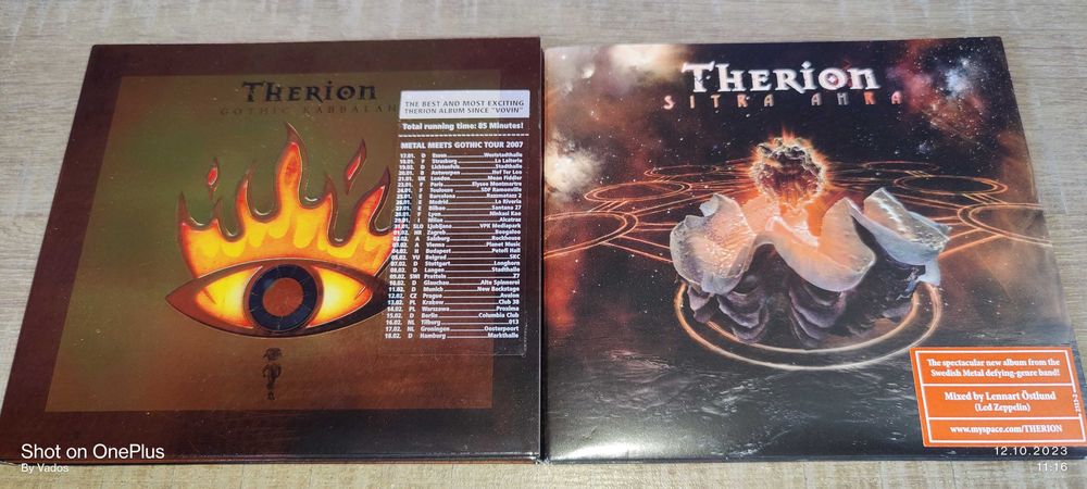 Фирменные CD Theatre Of Tragedy,Therion,U.D.O.,Vader,Vendetta,Vektor