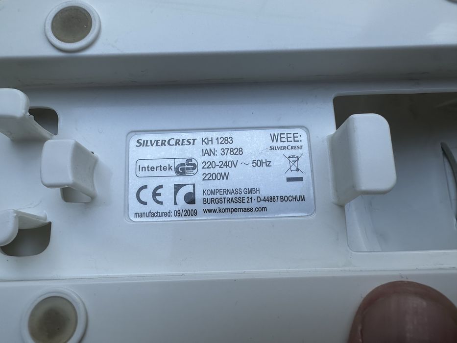 Продам утюг безпроводной SilverCrest KH-1283