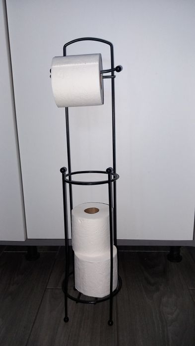 Supote metálico para papel higiénico