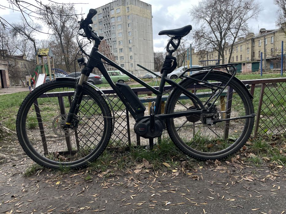 Електровелосипед bosch з ременем