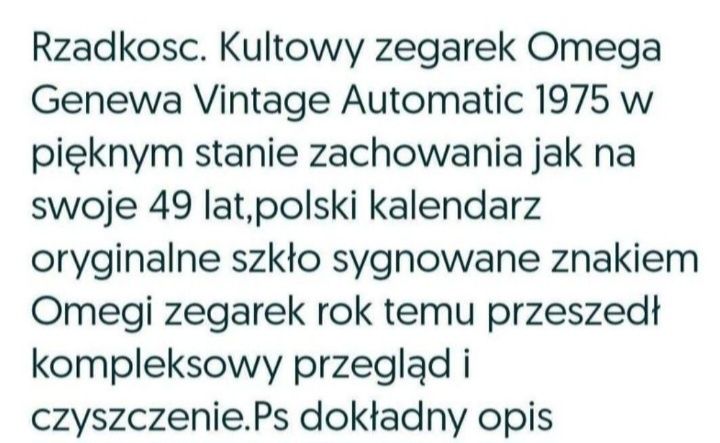 Omeg Genewa Automatic