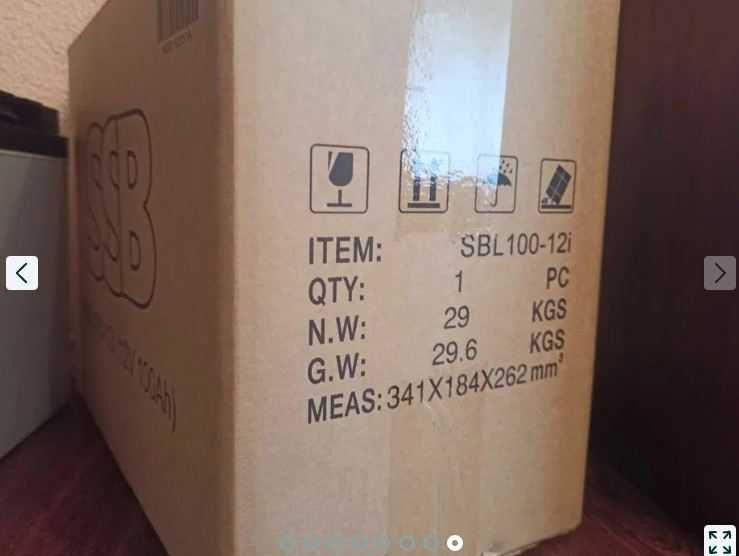 Гелевий акумулятор SSB SBL100-12i 12V 100Ah