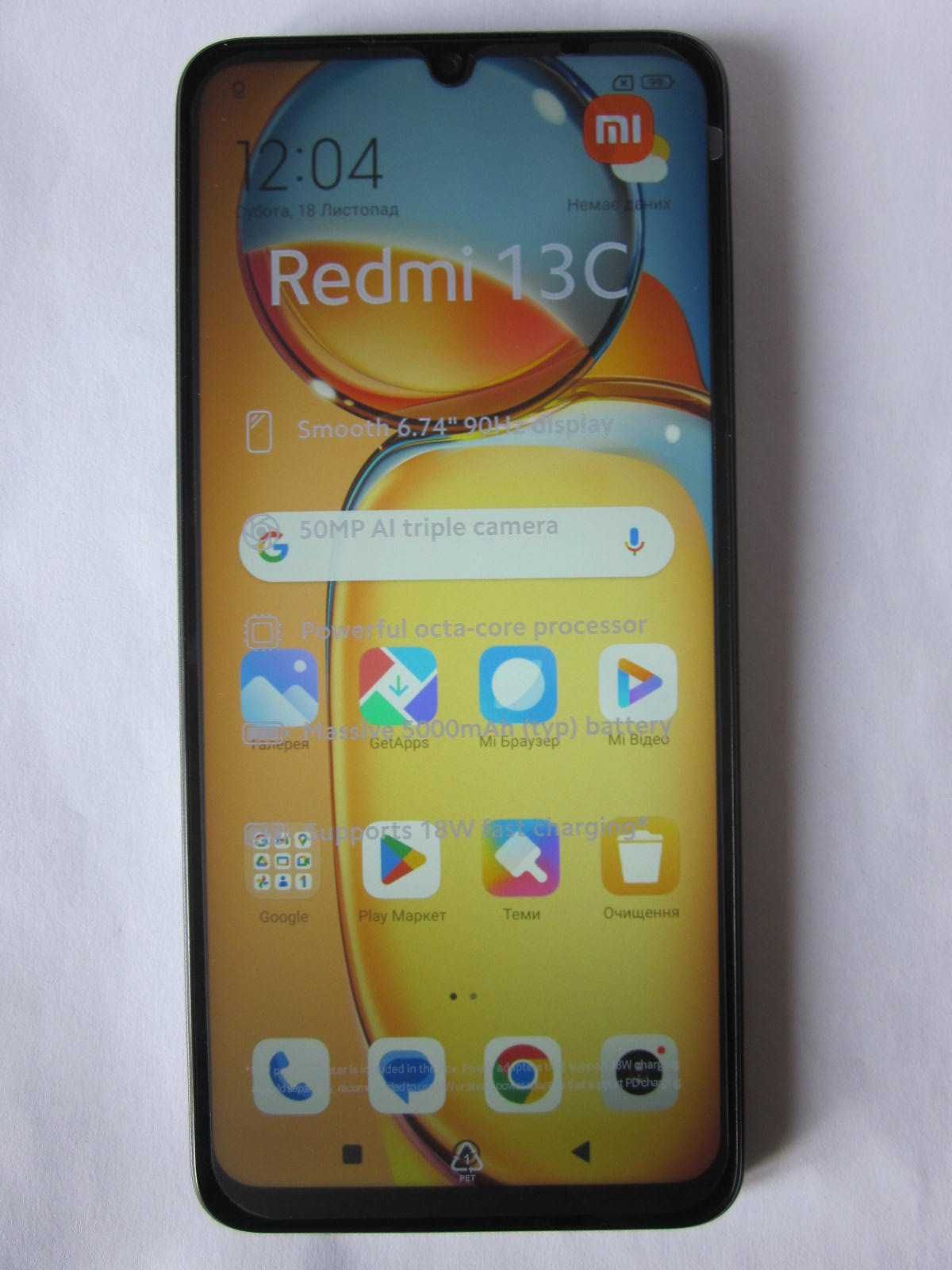 Новий смартфон Xiaomi Redmi 13C 4/128Gb Black