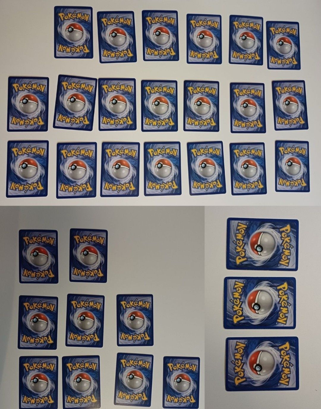 Cartas Pokémon diversas