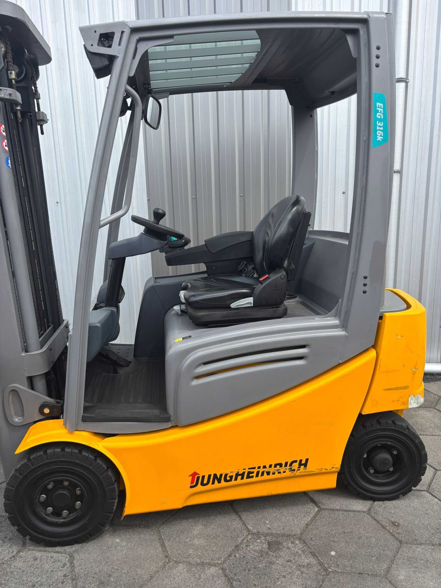 Wózek widłowy elektryczny Jungheinrich 316k Triplex 4710 mm, 2020 rok,