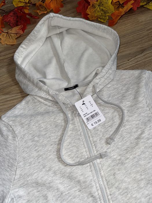 Tezenis s/36 nowa (z metką) bluza na zamek,. Bawelna 99%