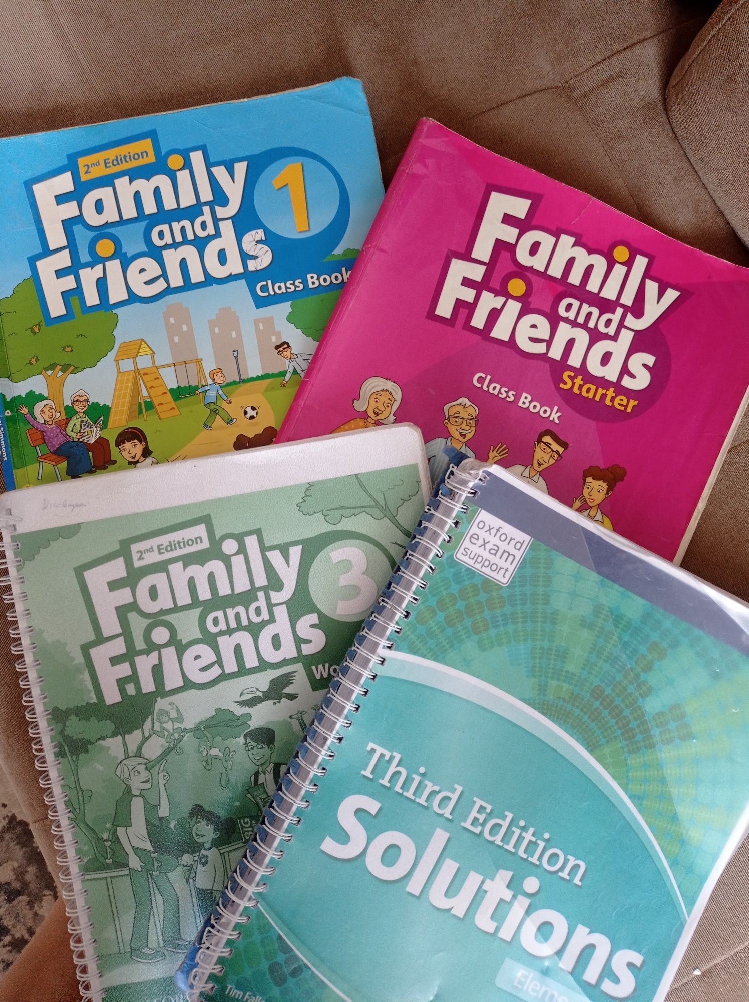 Family and friends 1, 3, third edition solutions