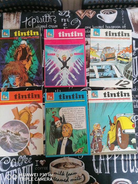 Revistas tin tin 9°ano (1976/77)
