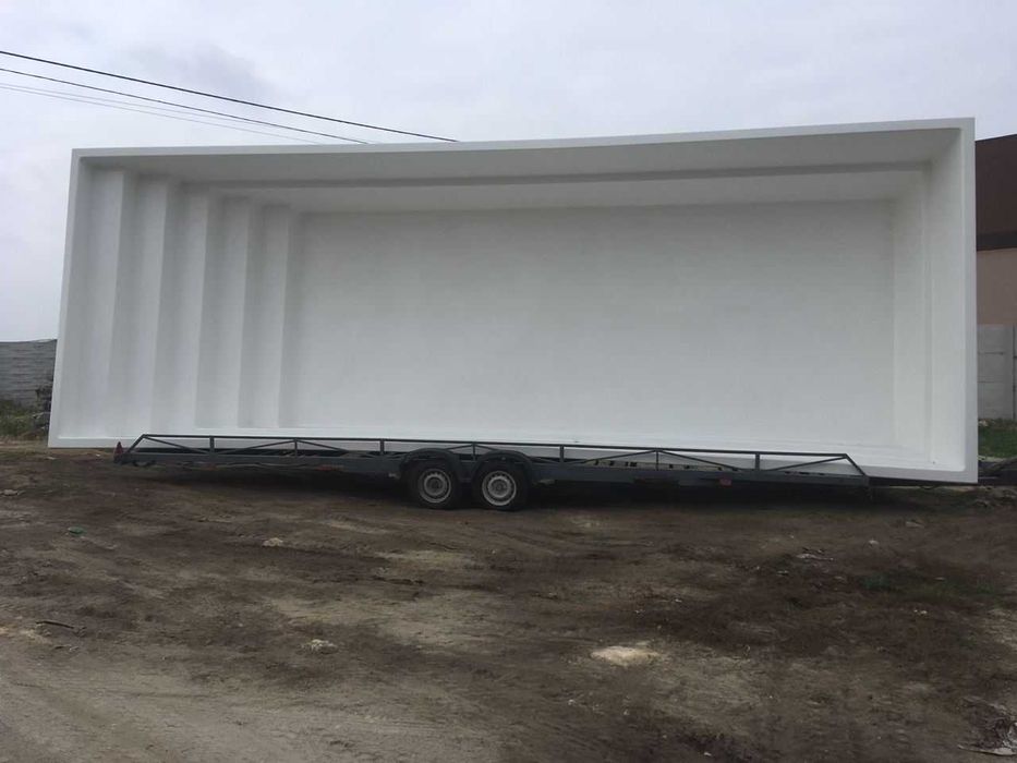 Композитний басейн “Екліпс” 11×3,6×1,5 м | Міцний | Монтаж під ключ