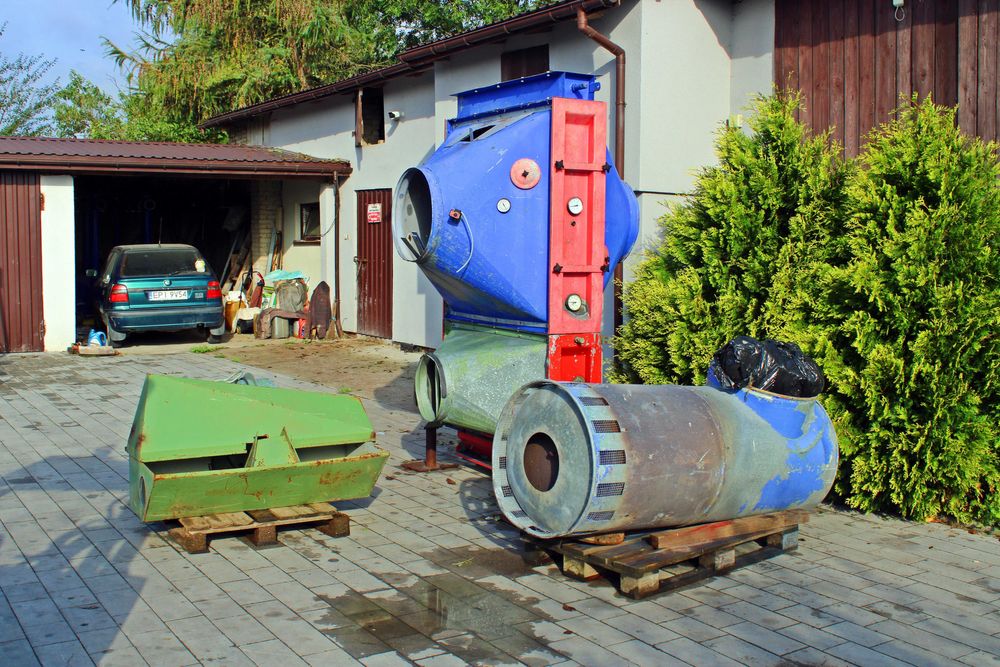 Suszarnia do kukurydzy zboża gryki soji słoecznika w ruchu ciągłym