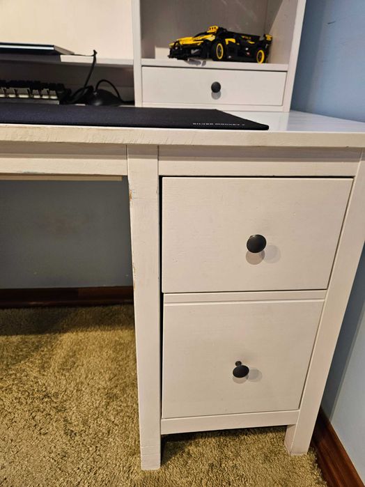Biurko z nadstawką Ikea Hemnes