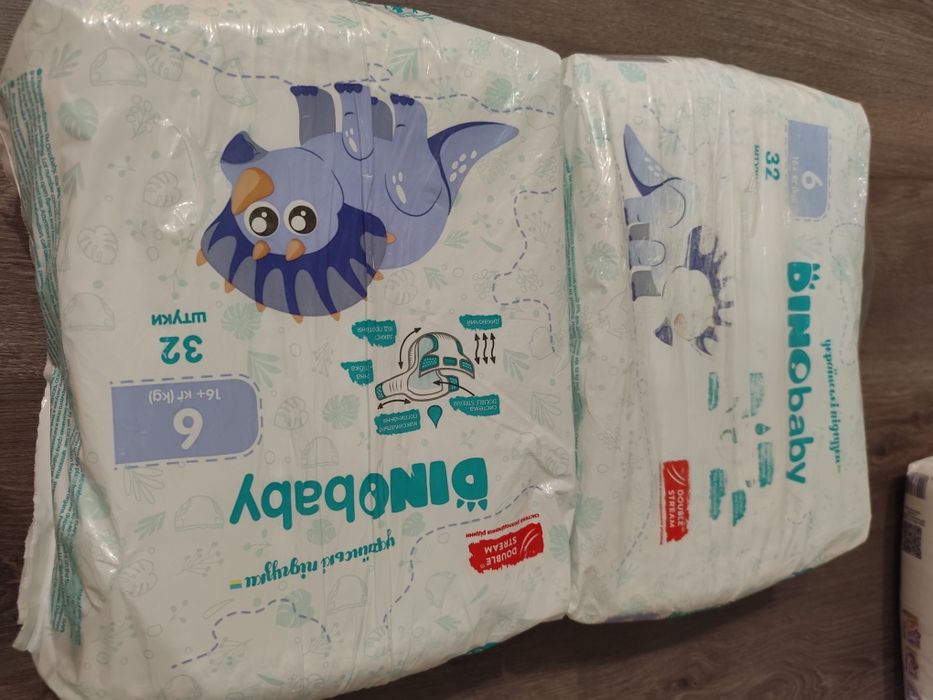 Памперси DINO baby 6 р.