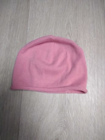 różowa czapka HM r.110-128