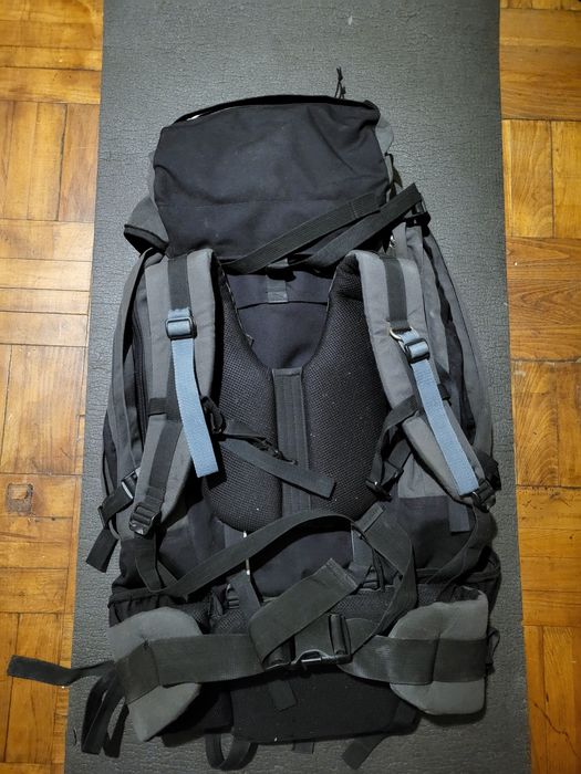 Надійний туристичний рюкзак походний наплічник 90л + 20л Волков