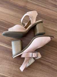 Skórzane sandałki damskie-bardzo wygodne