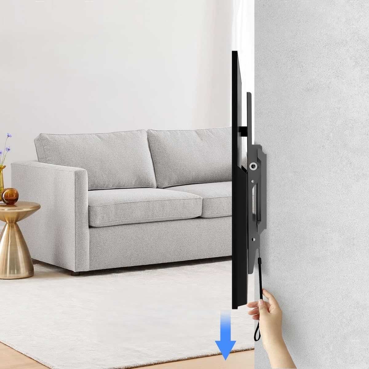 Suptek Uchwyt Ścienny do TV 37-82" VESA 600x400, Regulowany 60 kg
