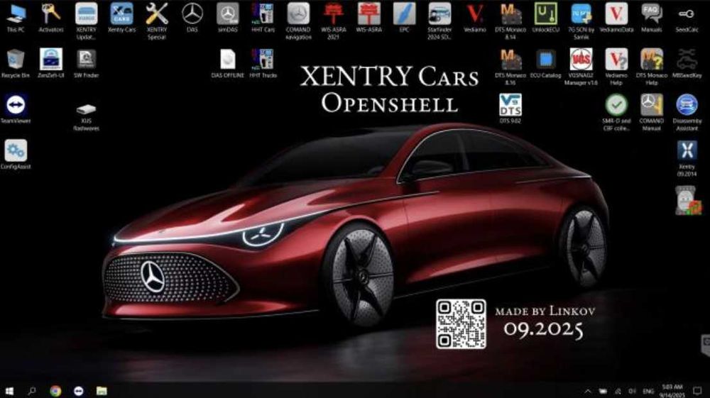 Mercedes Benz 2025 Xentry PL Wis Dts Monaco Vediamo DAS Star Zenzefi