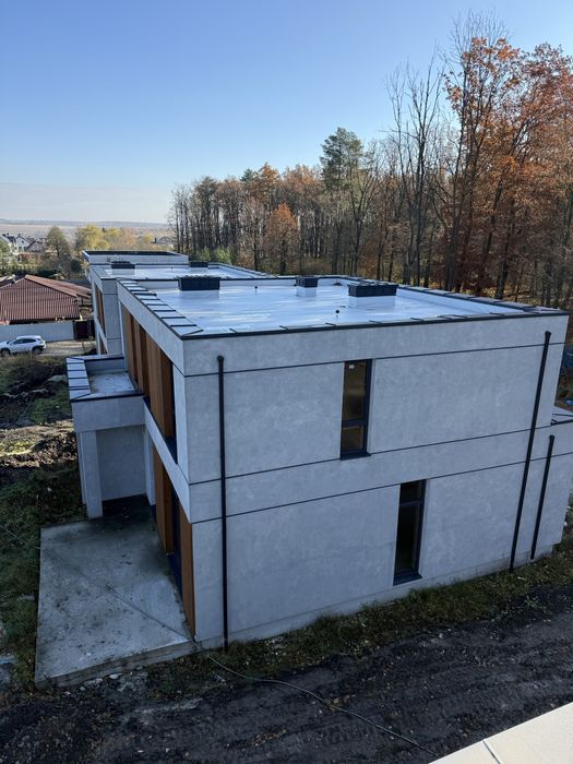 Плоска покрівля ПВХ мембрана Гідроізоляція Терасна дошка Плоский дах