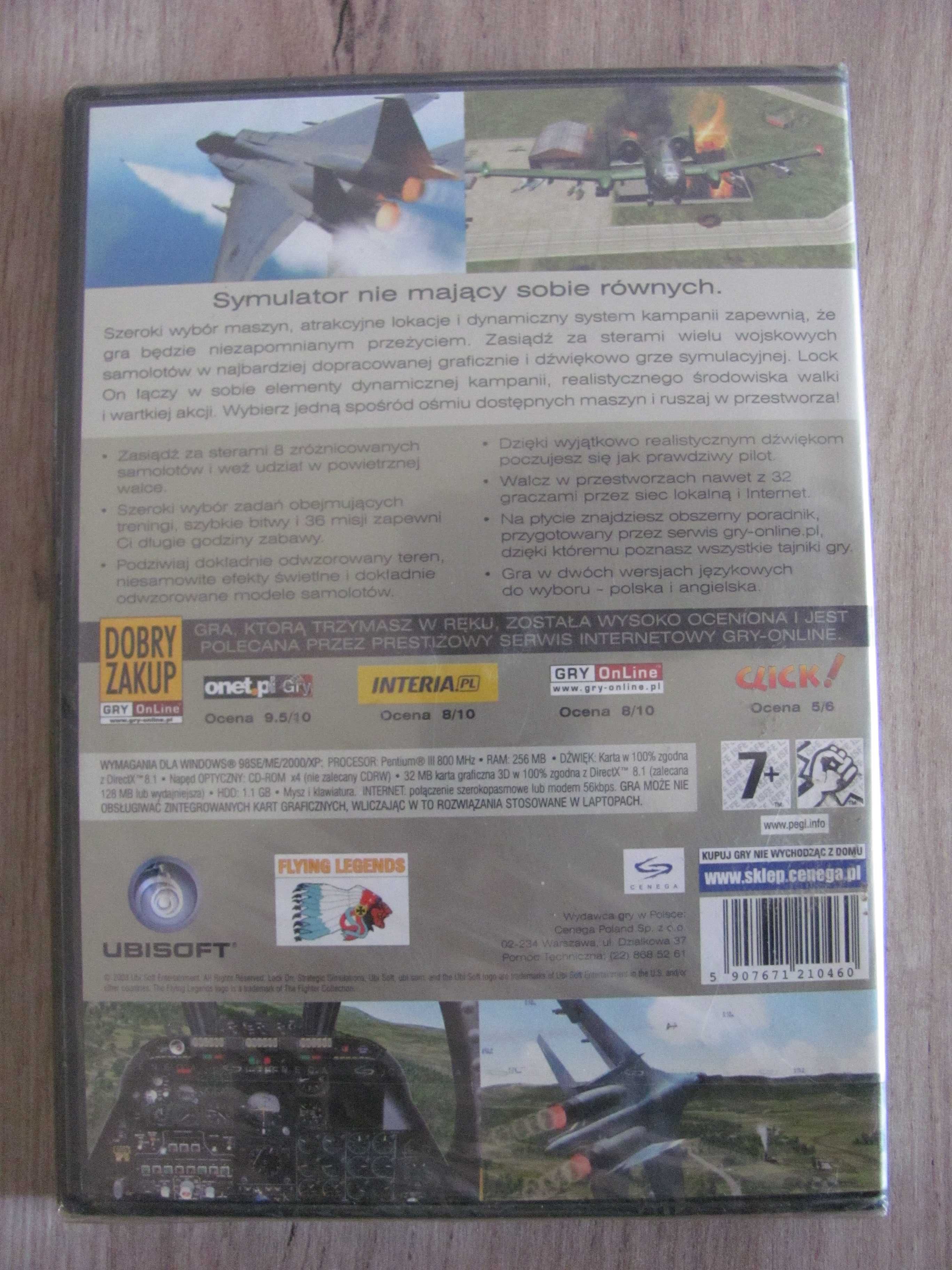 Nowa Gra LOCK ON AIR Combat Simulator PL PC Kolekcja Klasyki