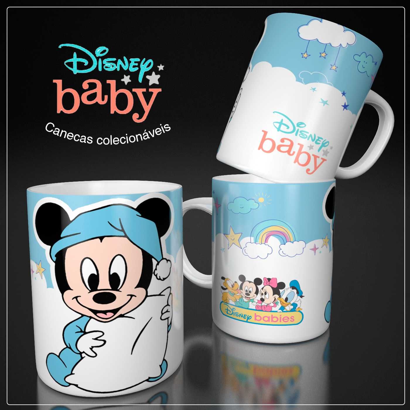 Canecas Personalizadas - Disney Baby