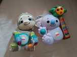 Fisher Price Linkimals leniwiec koala zabawki interaktywne komplet