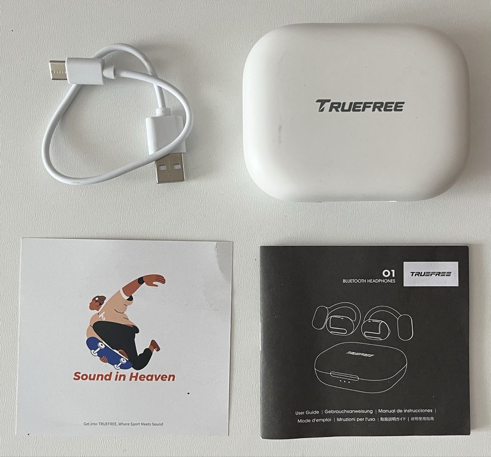 Słuchawki Truefree O1 Bluetooth 5.3, 45h, 4 mikrofony, sport