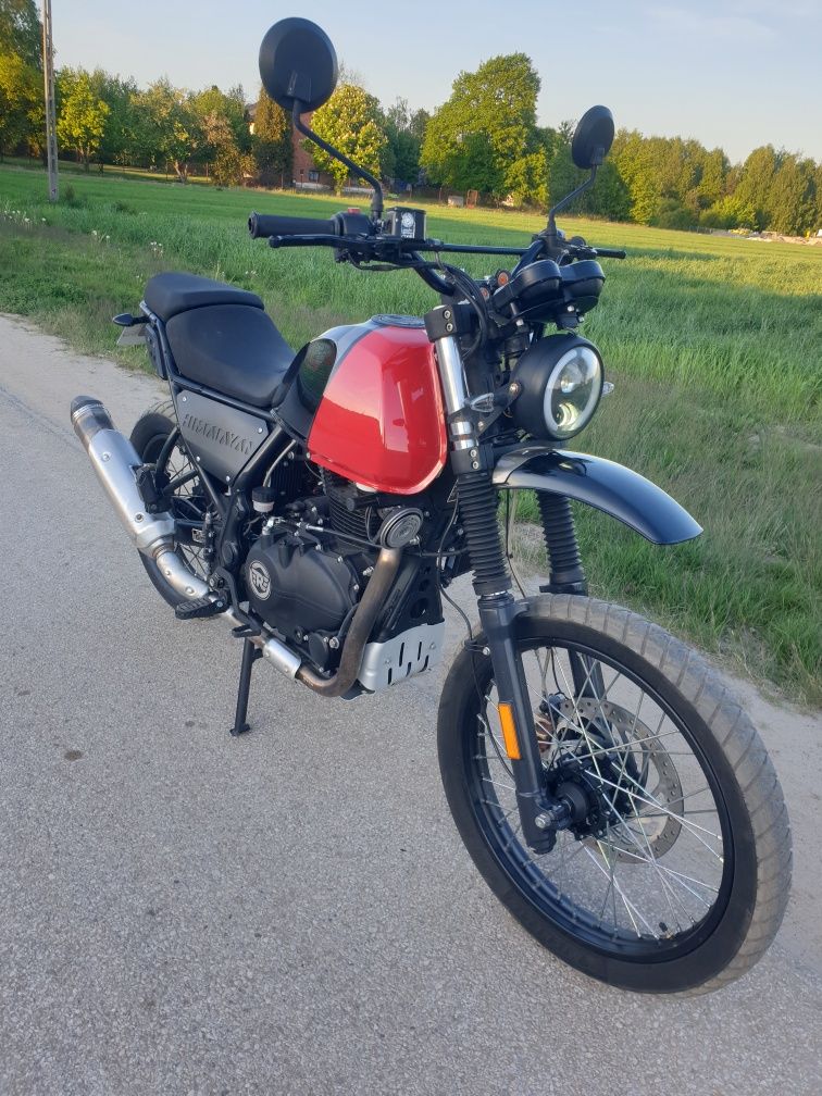 Royal Enfield 400 Himalayan 2020r ABS, cafe racer, scrambler, A2
