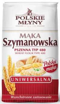 Mąka Szymanowska Polskie Młyny Uniwersalna Typ 480 Pszenna 10 kg