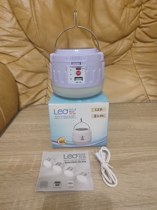 Кемпінговий Фонарь,  павербанк,  Лампа юсб, лампа Solar ca