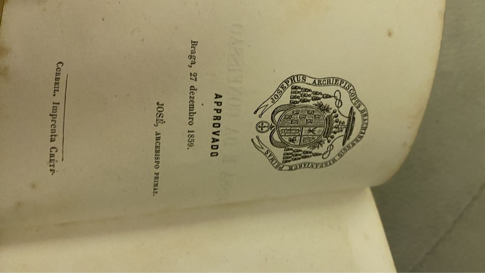Livro da Confissao e Missa de 1859 ébano