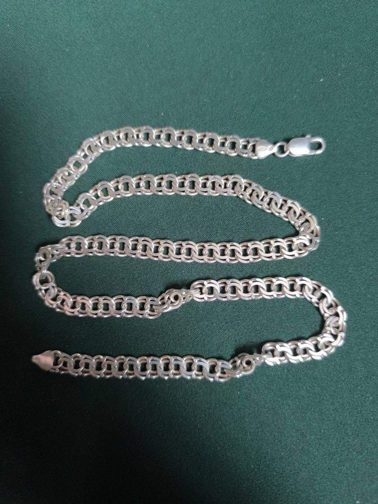 Srebro 925 Galibardi 7,5mm/60cm