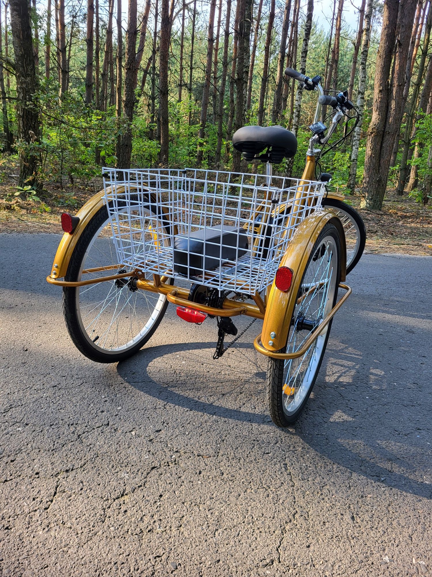 Nowy Elektryczny Rower Trójkołowy