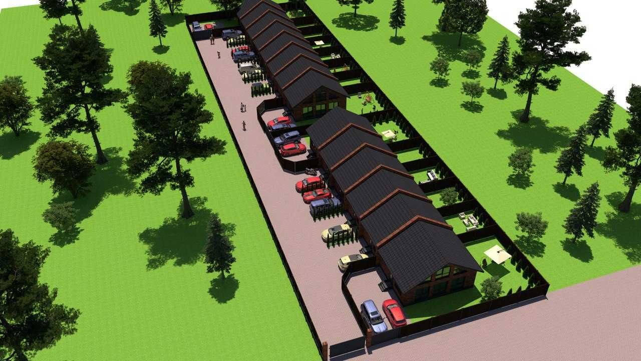 Таунхаус 95 м² з власним двориком | Баварська кладка | Забудовник