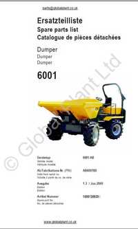 katalog części  Wacker 6001