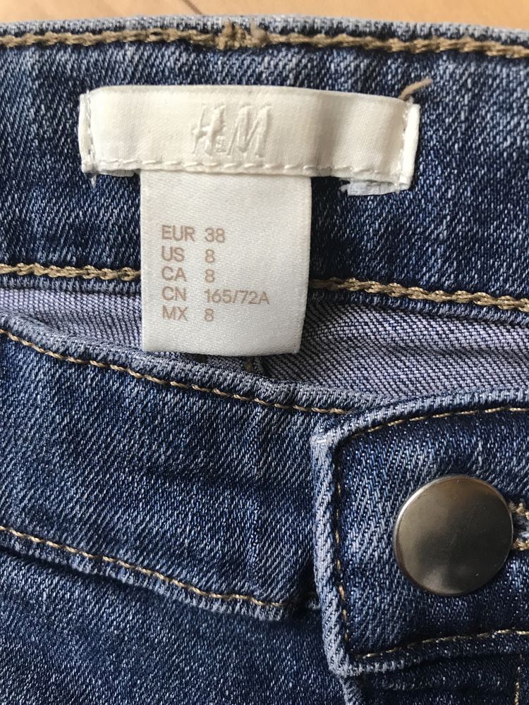 Spodenki jensowe damskie rozm. M/38  H&M