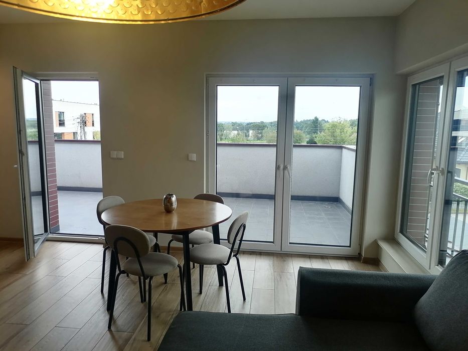 Nowoczesny apartament z 2 tarasami
