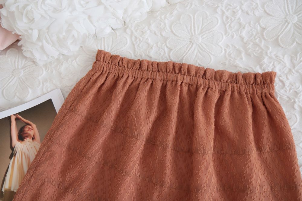 Spódnica marki premium IRO 38 ceglana modna massimo dutti M