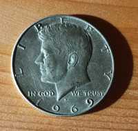 Moedas Half Dollar - 1969- Prata ; 1972/73/74