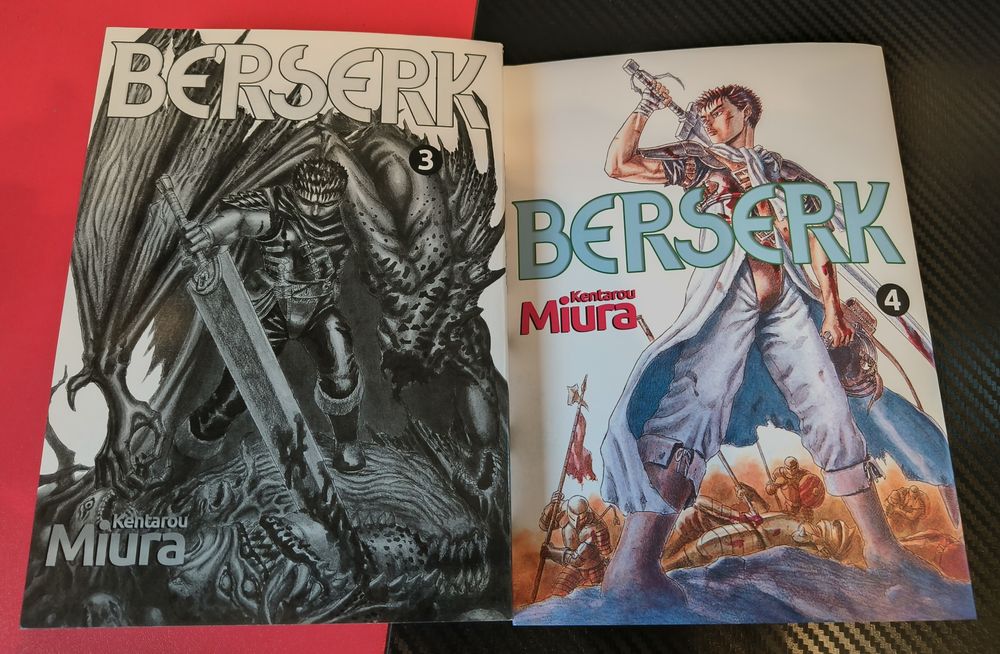 Manga/komiks berserk tom 3 z obwolutą tomu 4