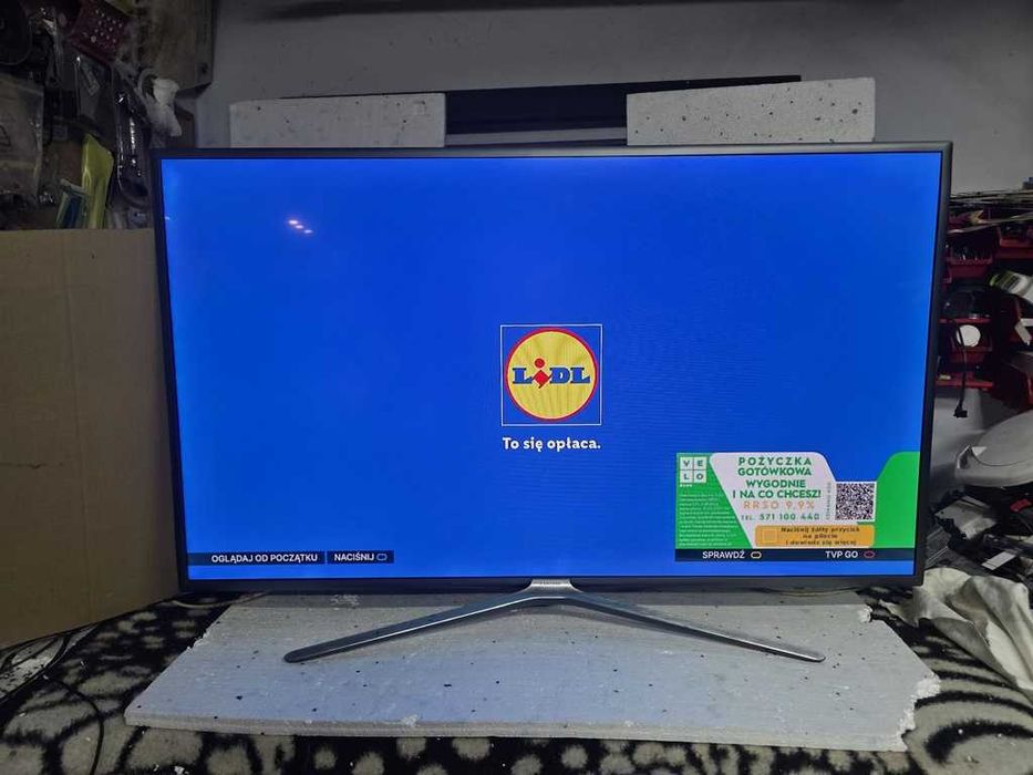 TV LED SAMSUNG 49 cali , Smart , wi-fi - dvbt2 hevc