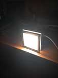 LUTEC SEINE  kinkiet ogrodowy LED szary
