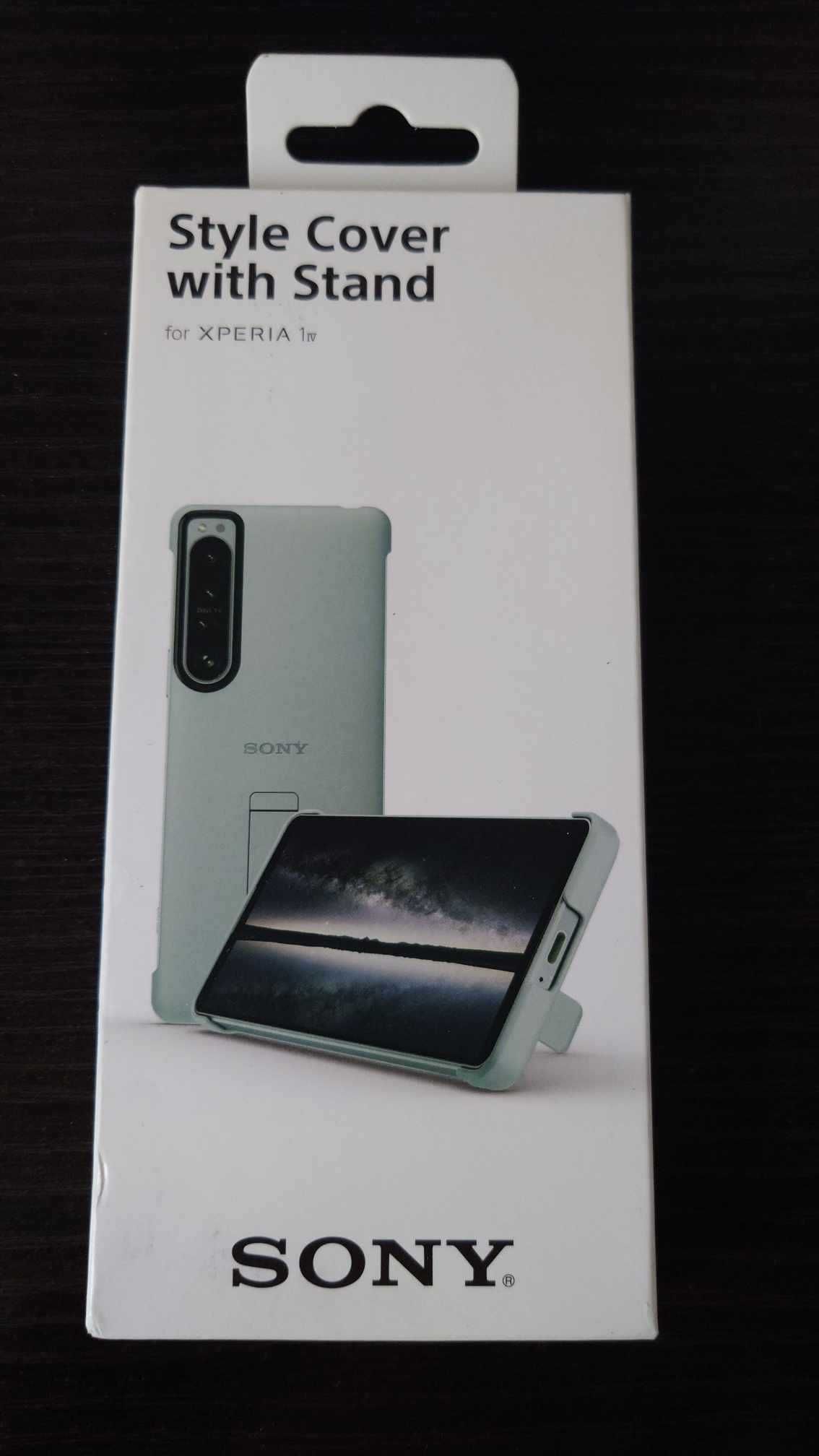 Nowy,Oryginalny case Style Cover Sony Xperia 1 mark IV, XQZ-CBCT white