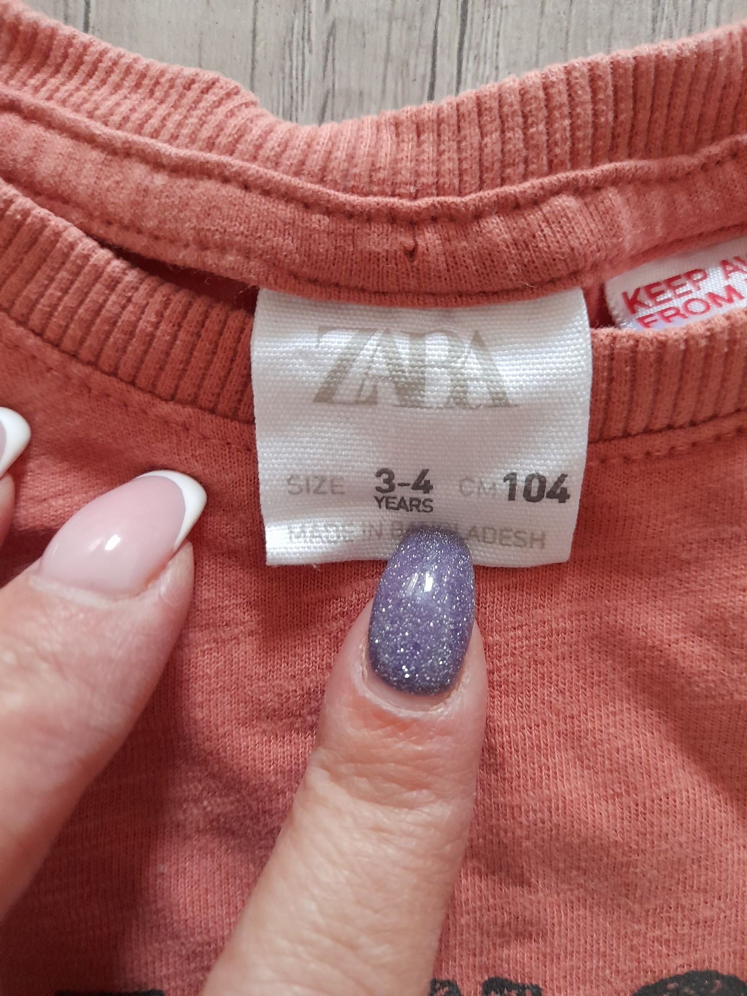 Bluzeczki zara 6 szt. roz.104