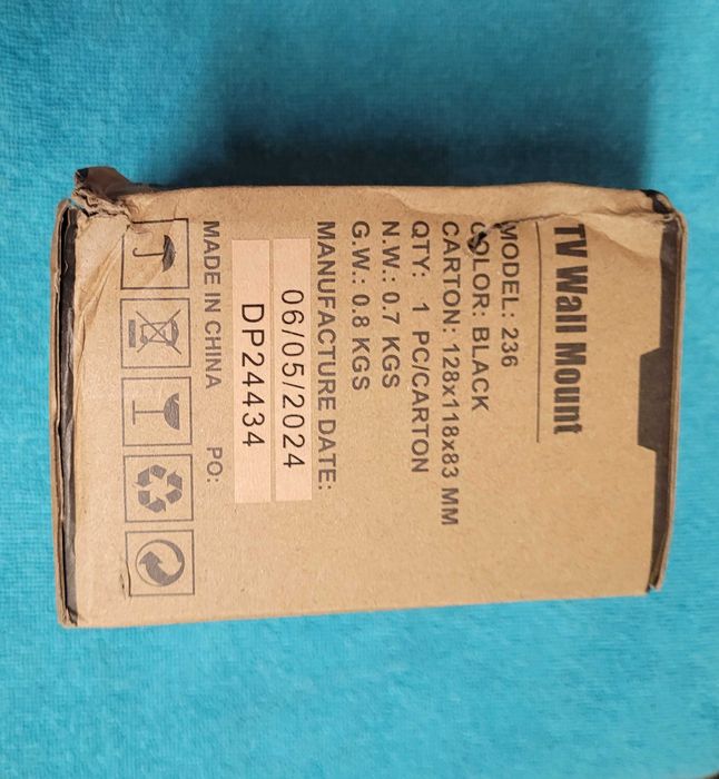 2x uchwyt ścienny do telewizora bontec model 236.